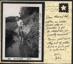 Parents Bruce Dorrough honeymoon1946